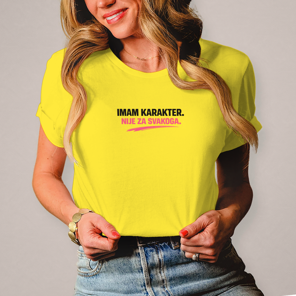 Damen T-Shirt Imam Karakter nije za svakog