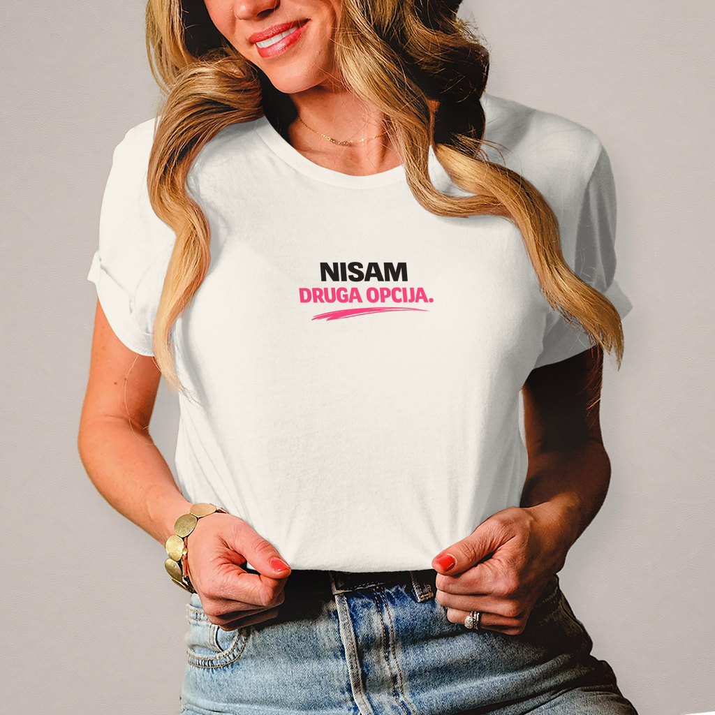 Damen T-Shirt Nisam Druga Opcija