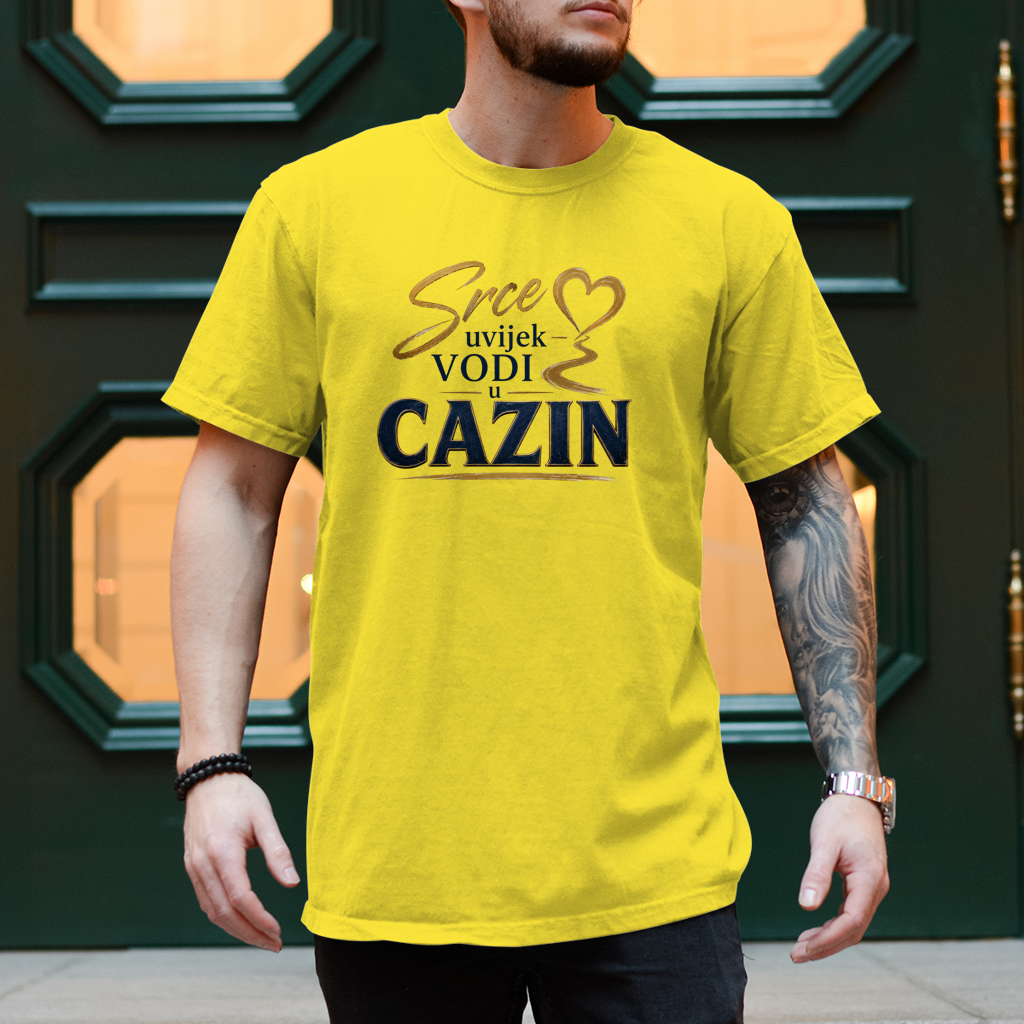 Herren T-Shirt Srce uvijek vodi u Cazin