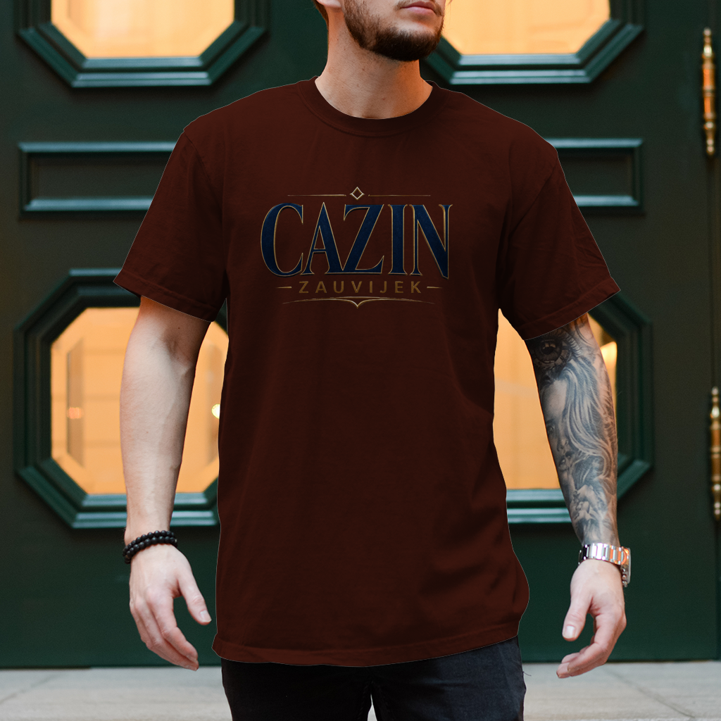 Herren T-Shirt Cazin zauvijek