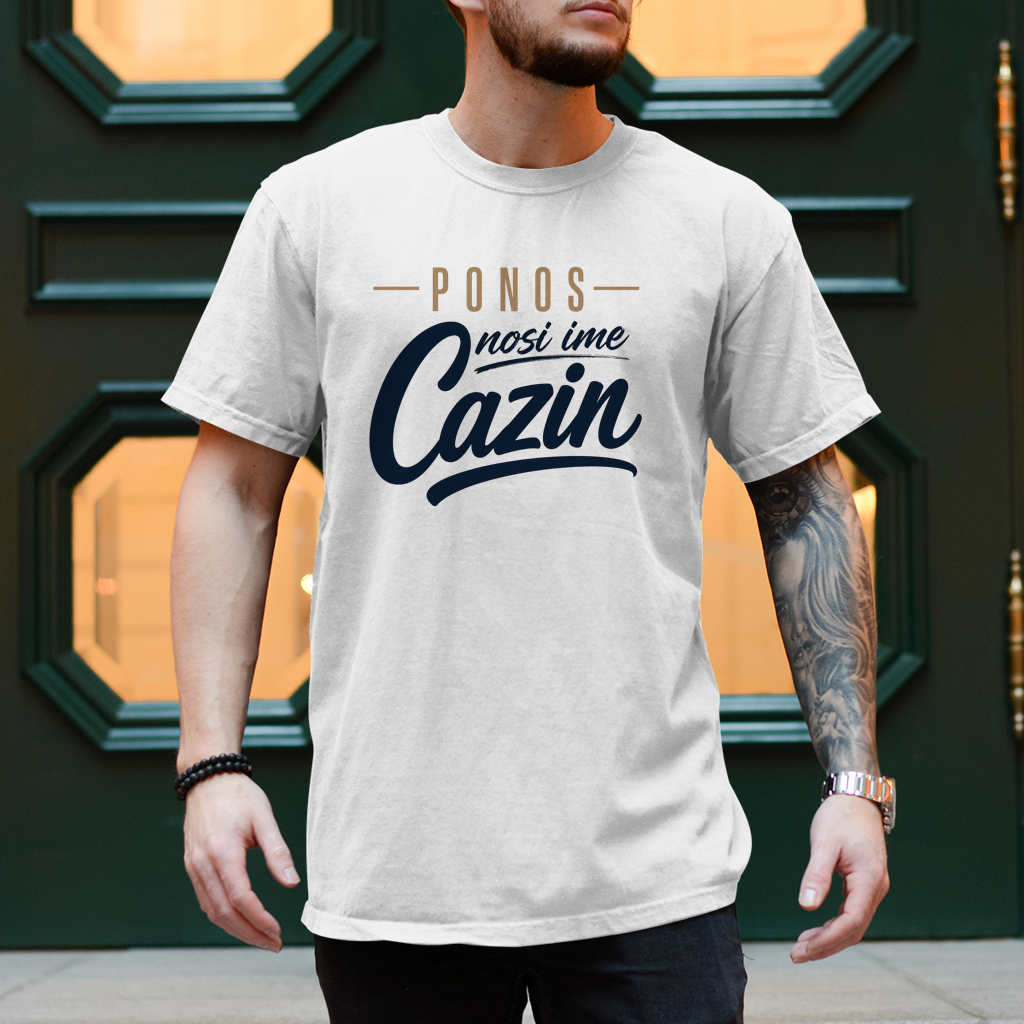 Herren T-Shirt Cazin ponos