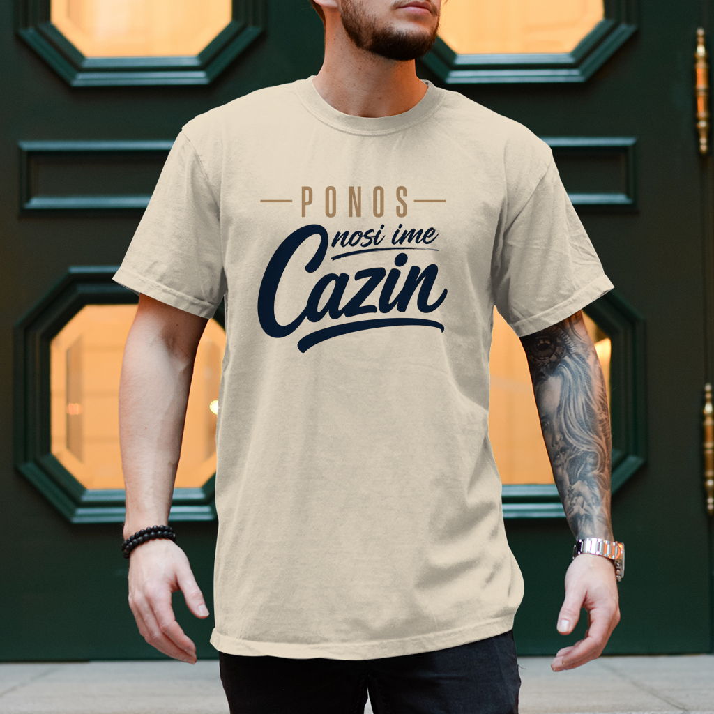 Herren T-Shirt Cazin ponos