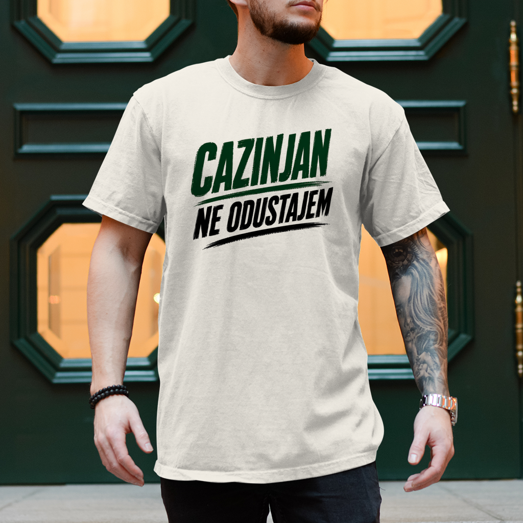 Herren T-Shirt Cazinjan ne odustajem
