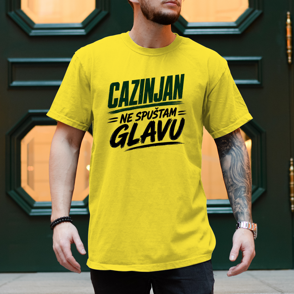 Herren T-Shirt Cazinjan ne spustam glavu