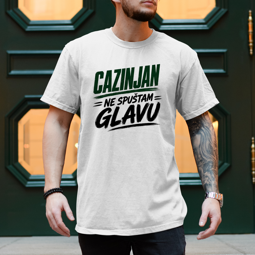 Herren T-Shirt Cazinjan ne spustam glavu