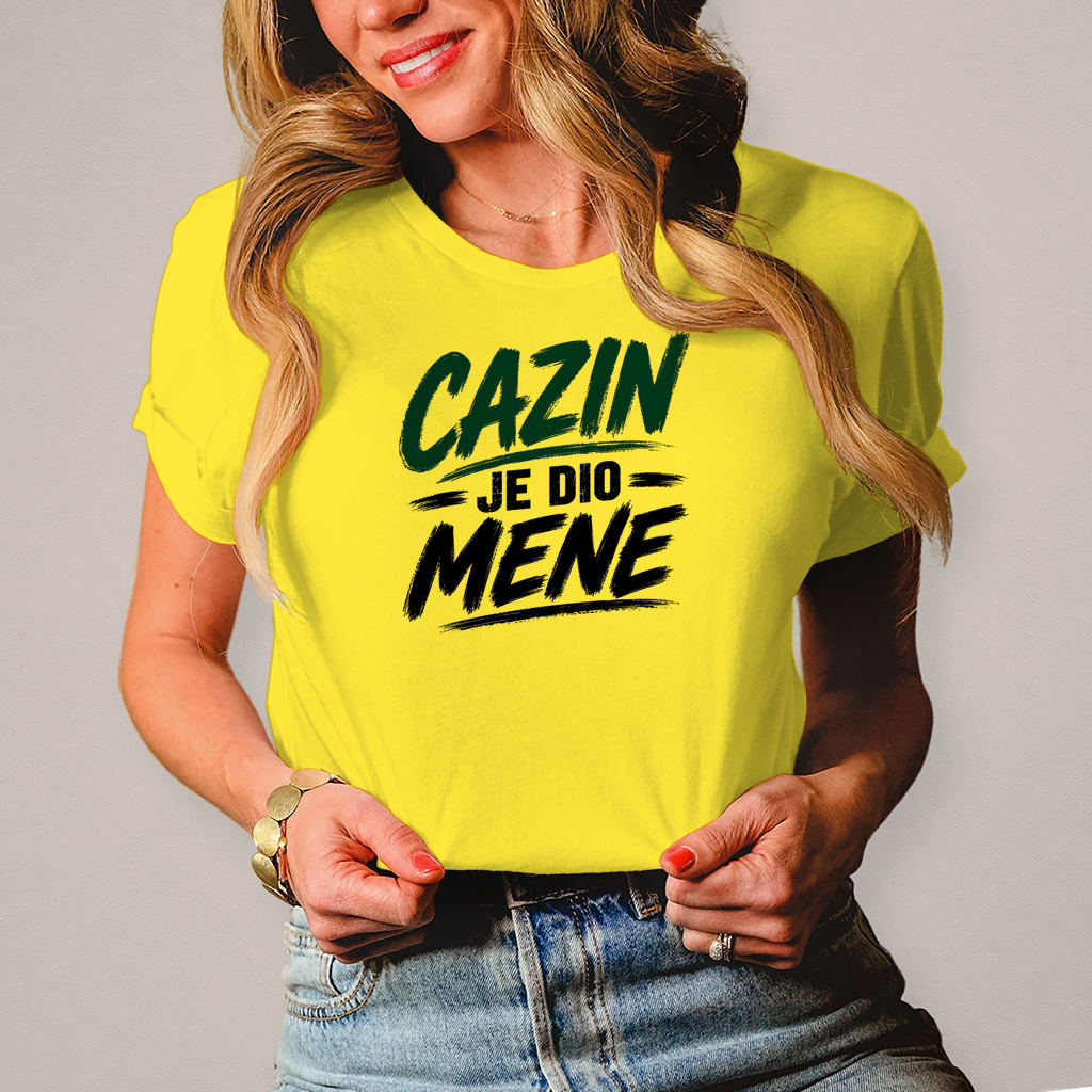 Damen T-Shirt Cazin je dio mene
