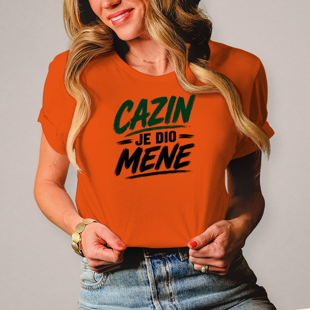 Damen T-Shirt Cazin je dio mene