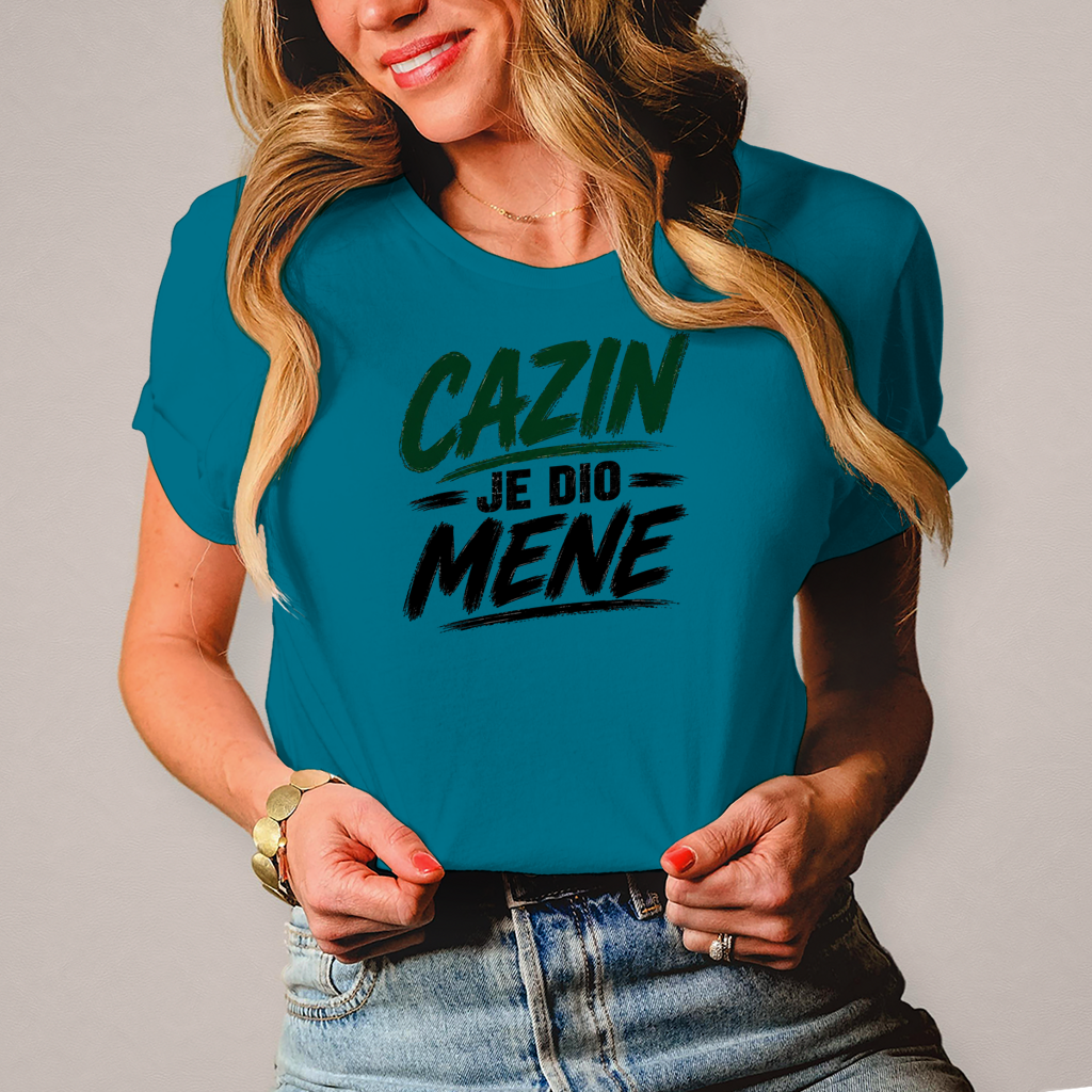 Damen T-Shirt Cazin je dio mene