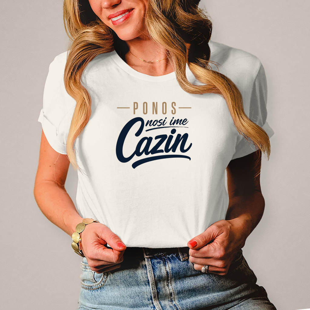 Damen T-Shirt Cazin ponos