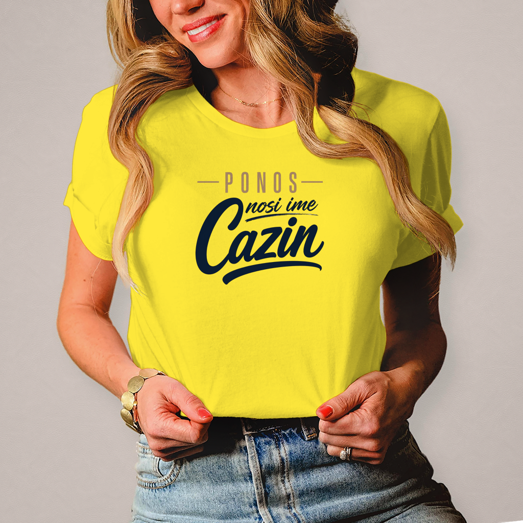 Damen T-Shirt Cazin ponos