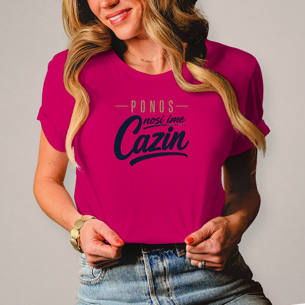 Damen T-Shirt Cazin ponos