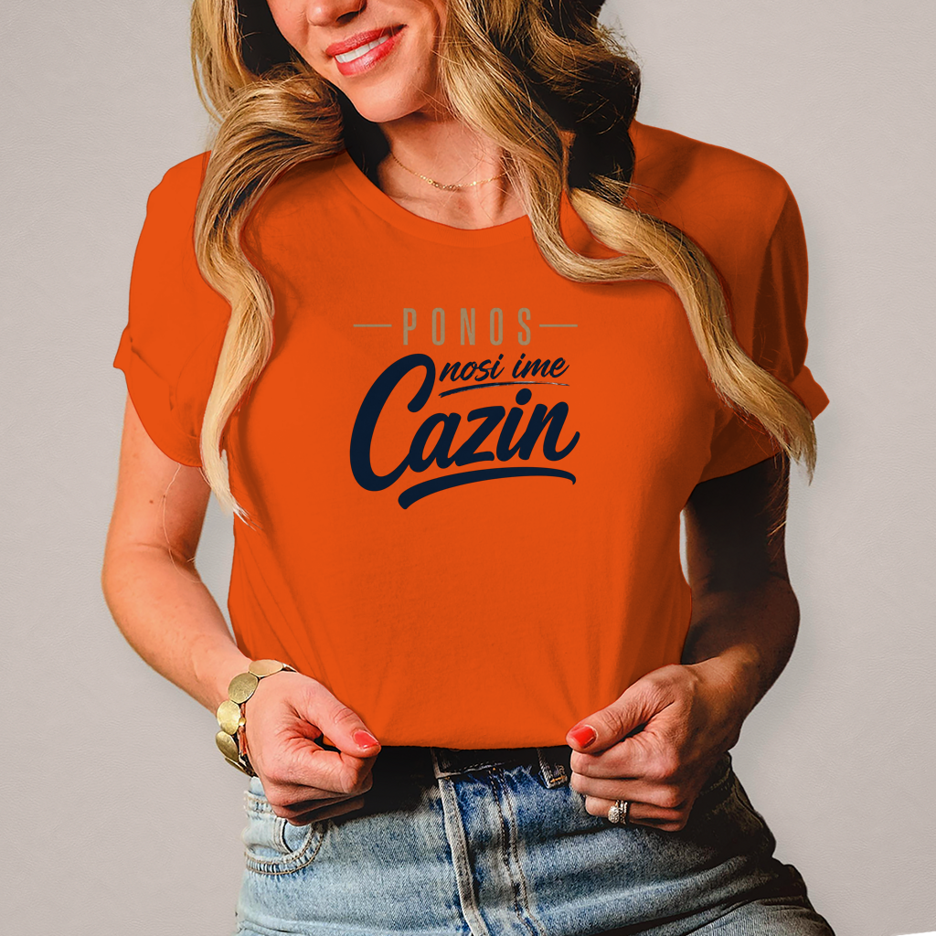 Damen T-Shirt Cazin ponos
