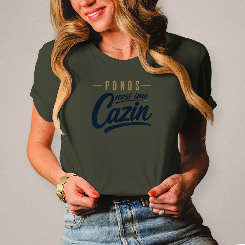 Damen T-Shirt Cazin ponos