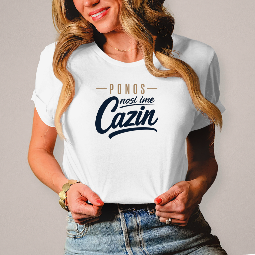 Damen T-Shirt Cazin ponos