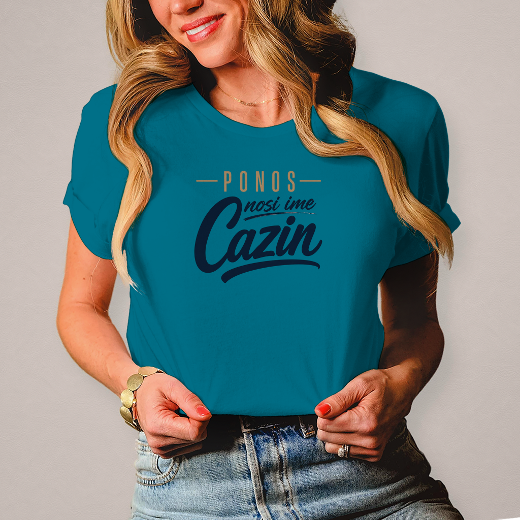 Damen T-Shirt Cazin ponos