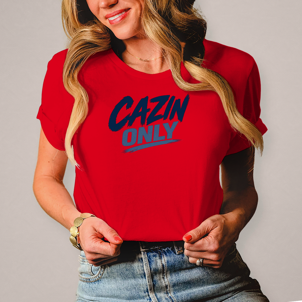 Damen T-Shirt Cazin only