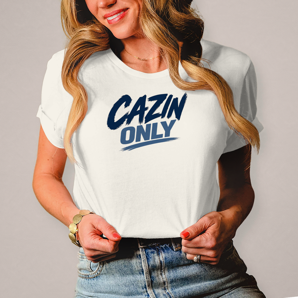 Damen T-Shirt Cazin only