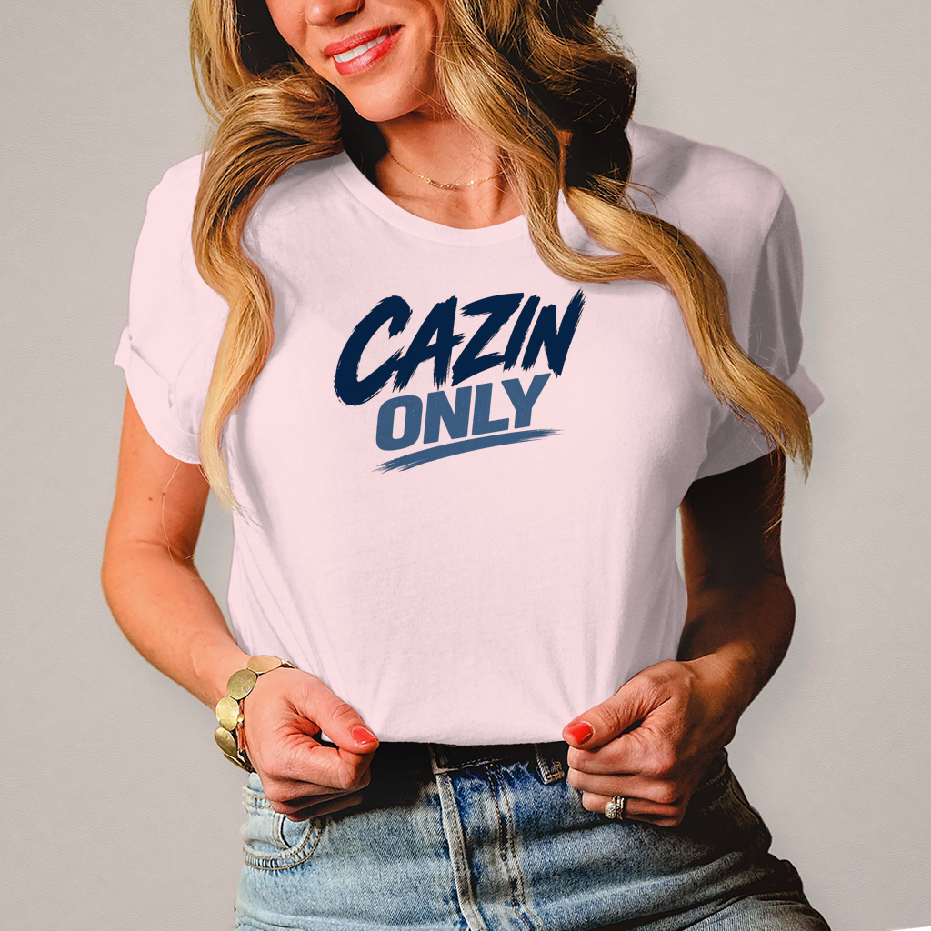 Damen T-Shirt Cazin only