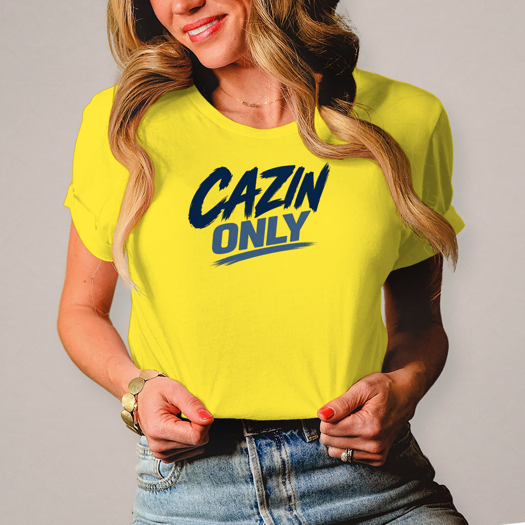 Damen T-Shirt Cazin only