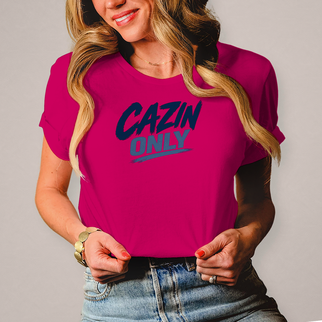 Damen T-Shirt Cazin only