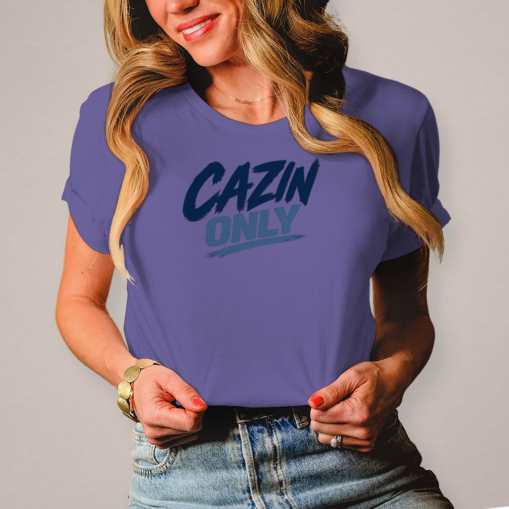 Damen T-Shirt Cazin only