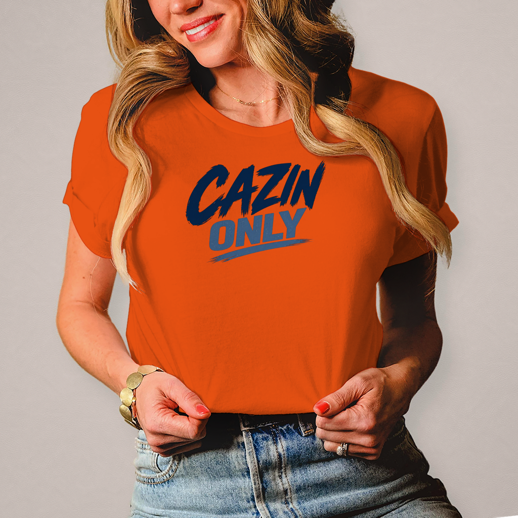 Damen T-Shirt Cazin only