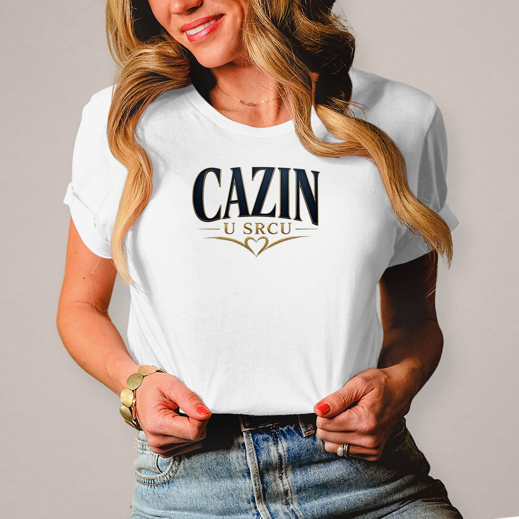 Damen T-Shirt Cazin u srcu