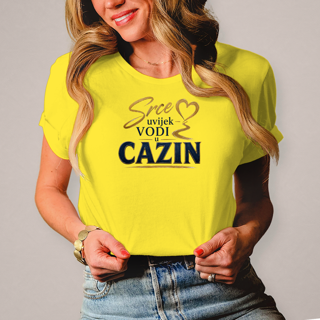 Damen T-Shirt Srce vodi u Cazin