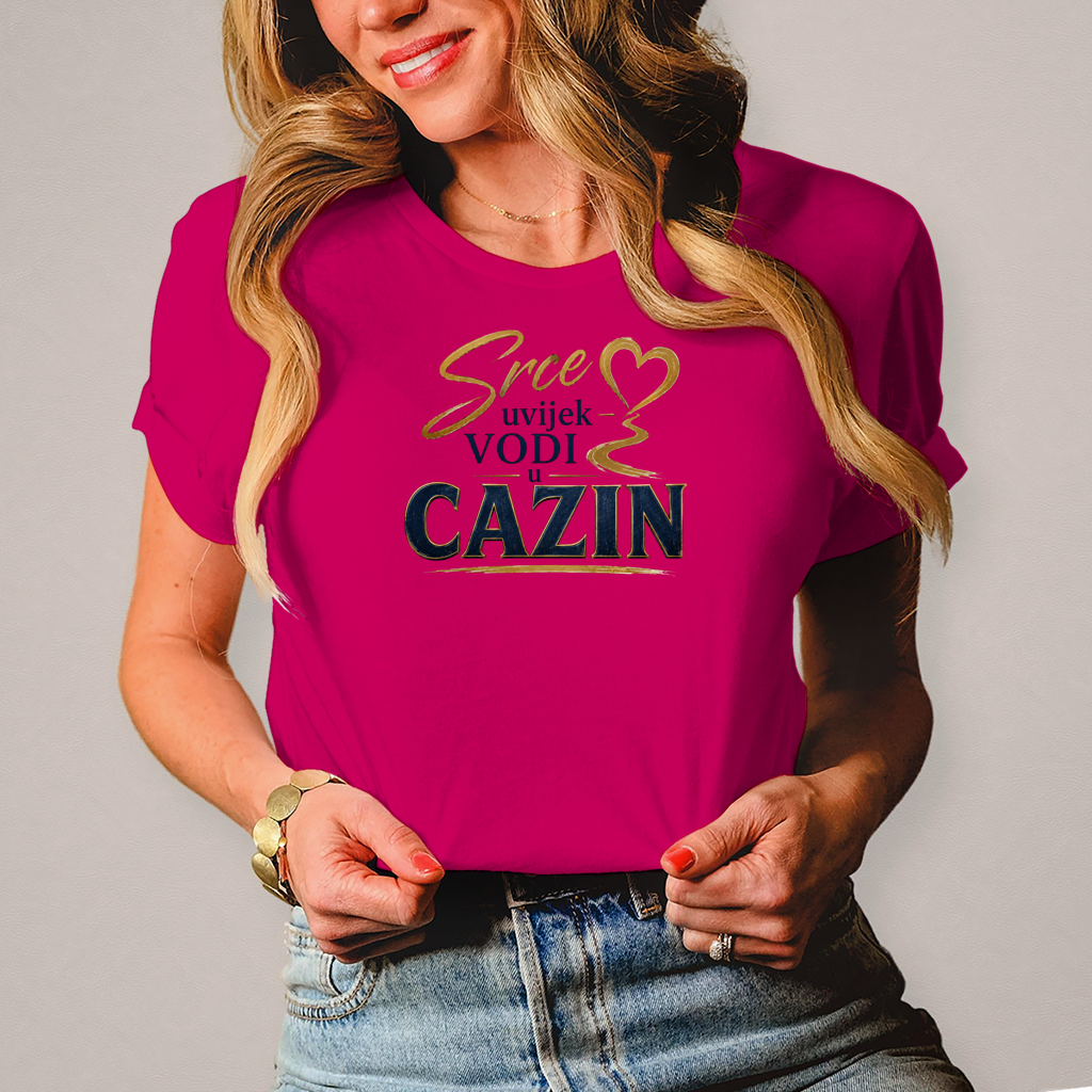 Damen T-Shirt Srce vodi u Cazin