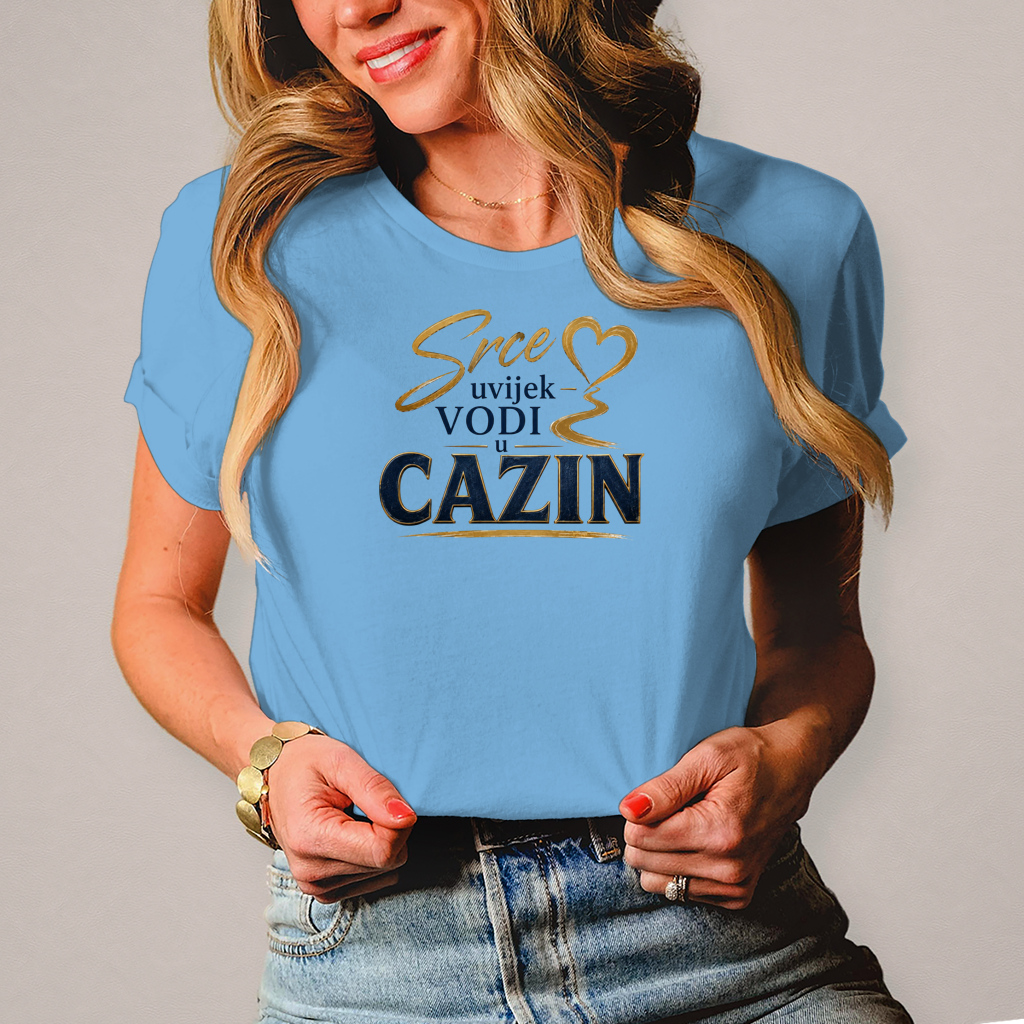 Damen T-Shirt Srce vodi u Cazin