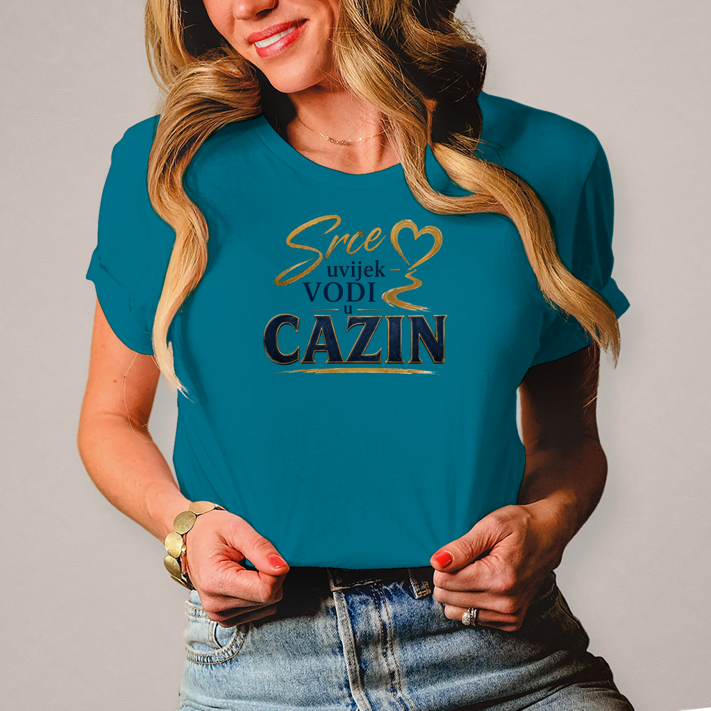 Damen T-Shirt Srce vodi u Cazin