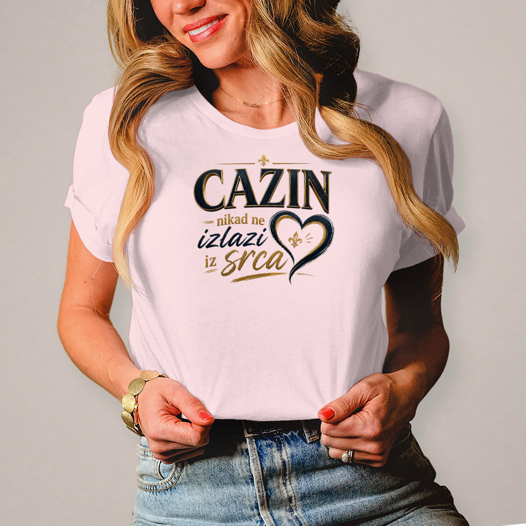 Damen T-Shirt Cazin u srcu