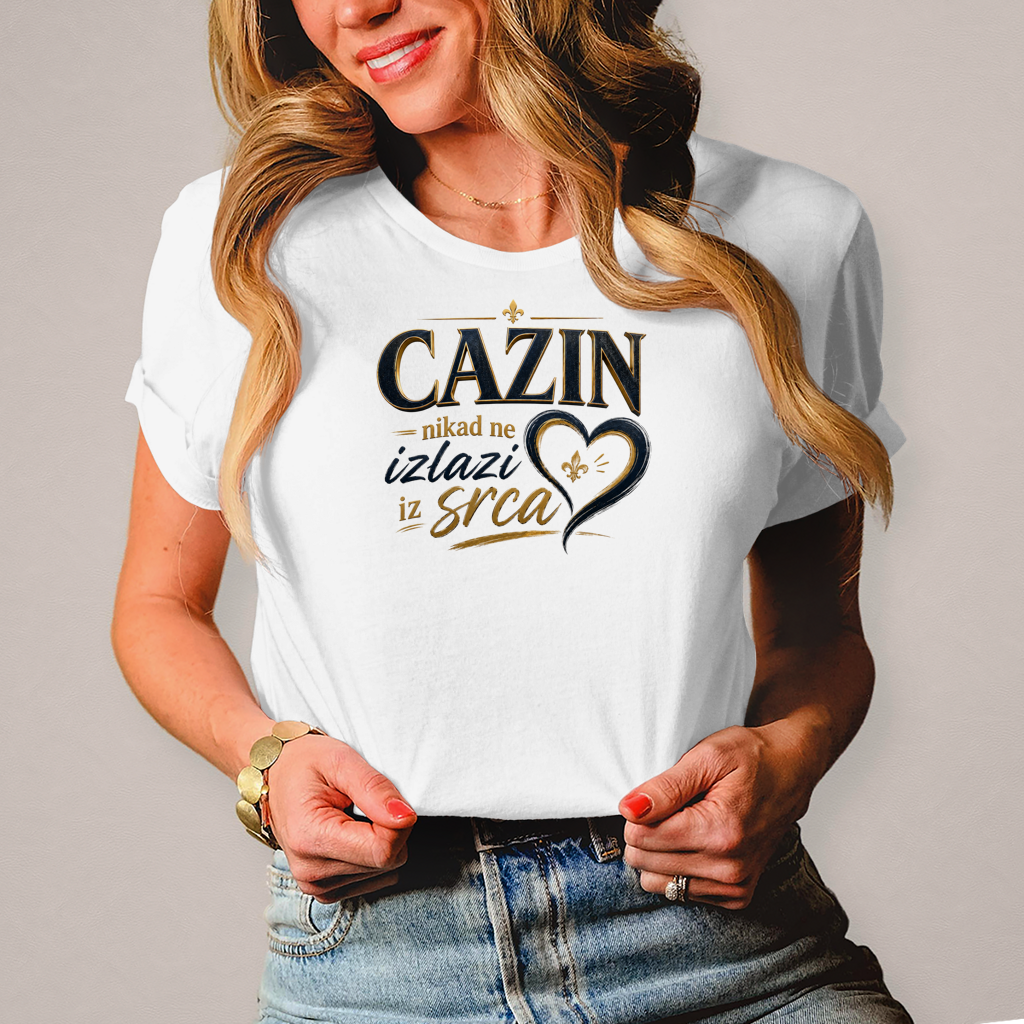 Damen T-Shirt Cazin u srcu