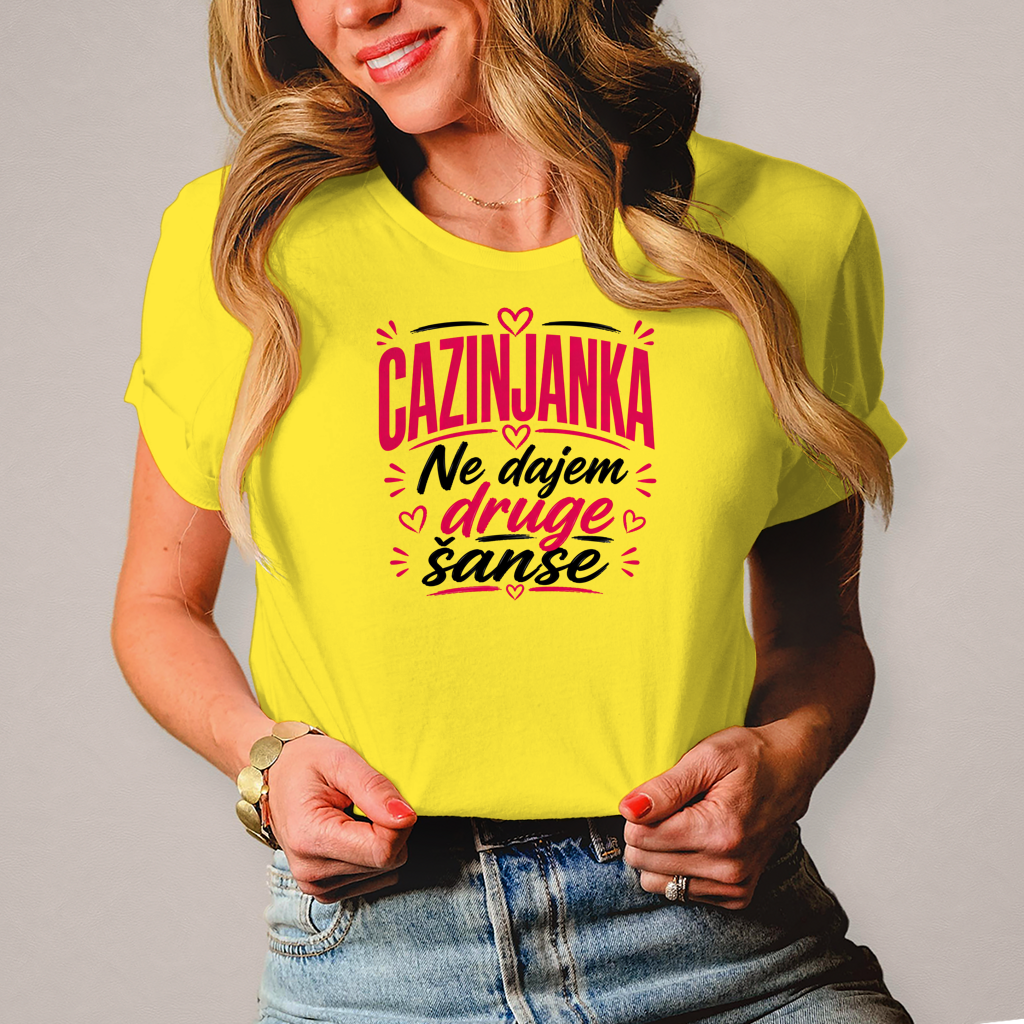 Damen T-Shirt Cazinjanka nema druge sanse