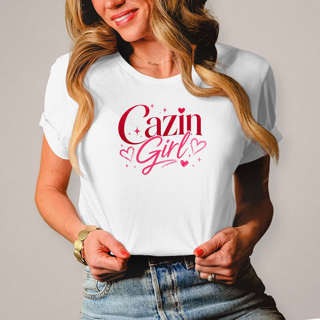 Damen T-Shirt Cazin girl
