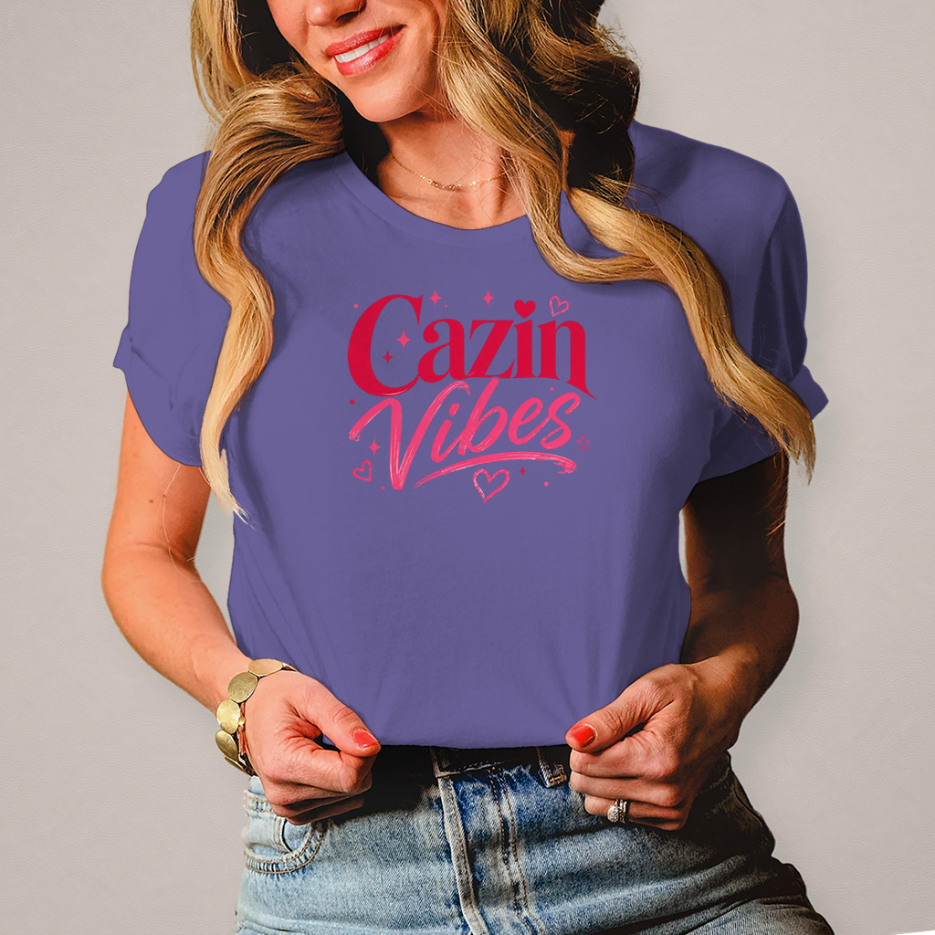 Damen T-Shirt Cazin vibes