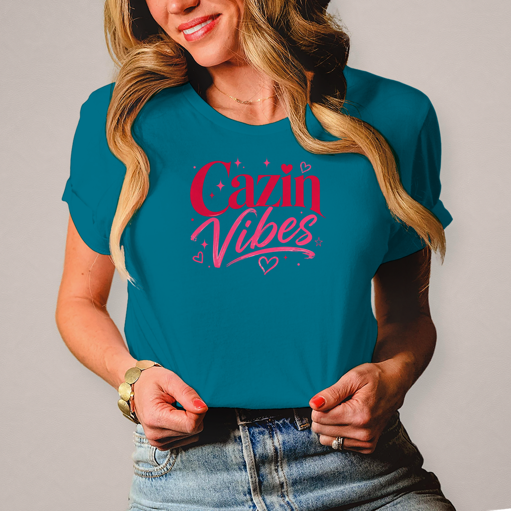 Damen T-Shirt Cazin vibes