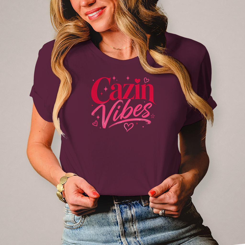 Damen T-Shirt Cazin vibes