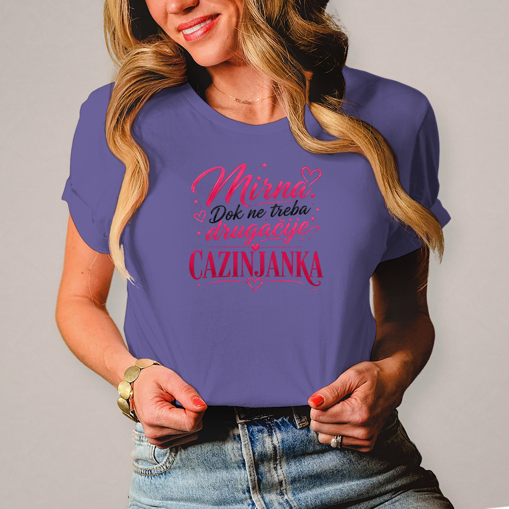 Damen T-Shirt Cazinjanka mirna