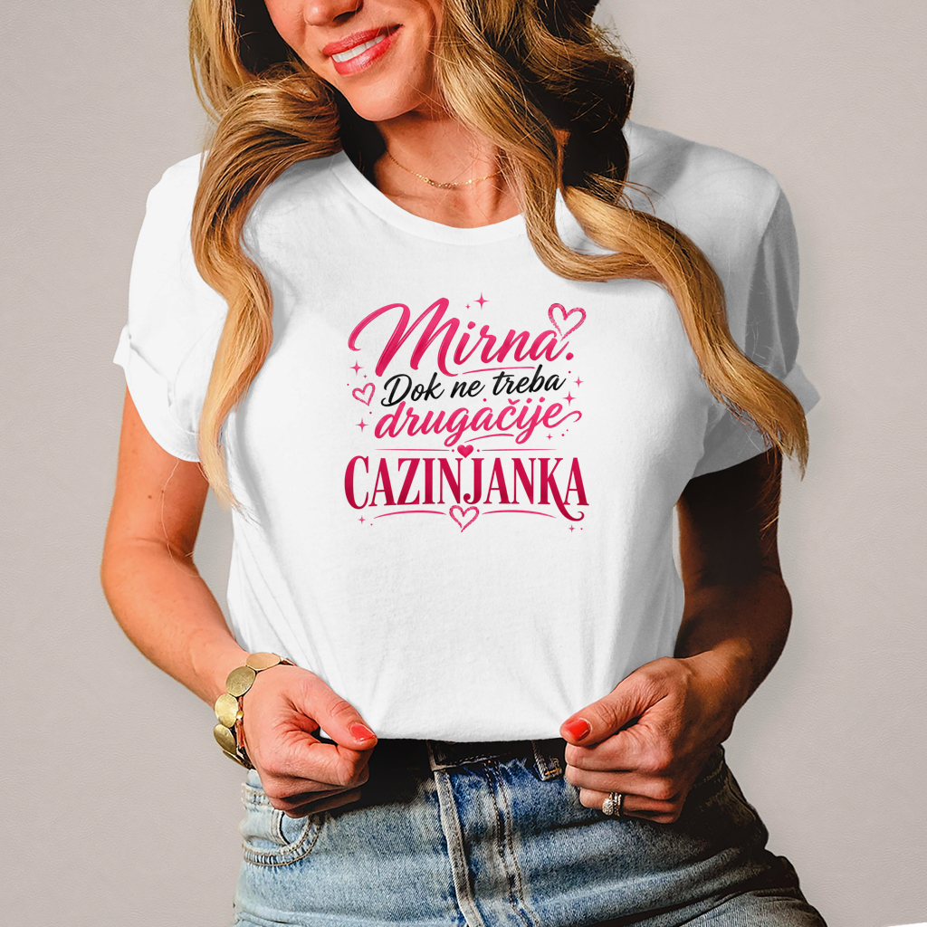 Damen T-Shirt Cazinjanka mirna