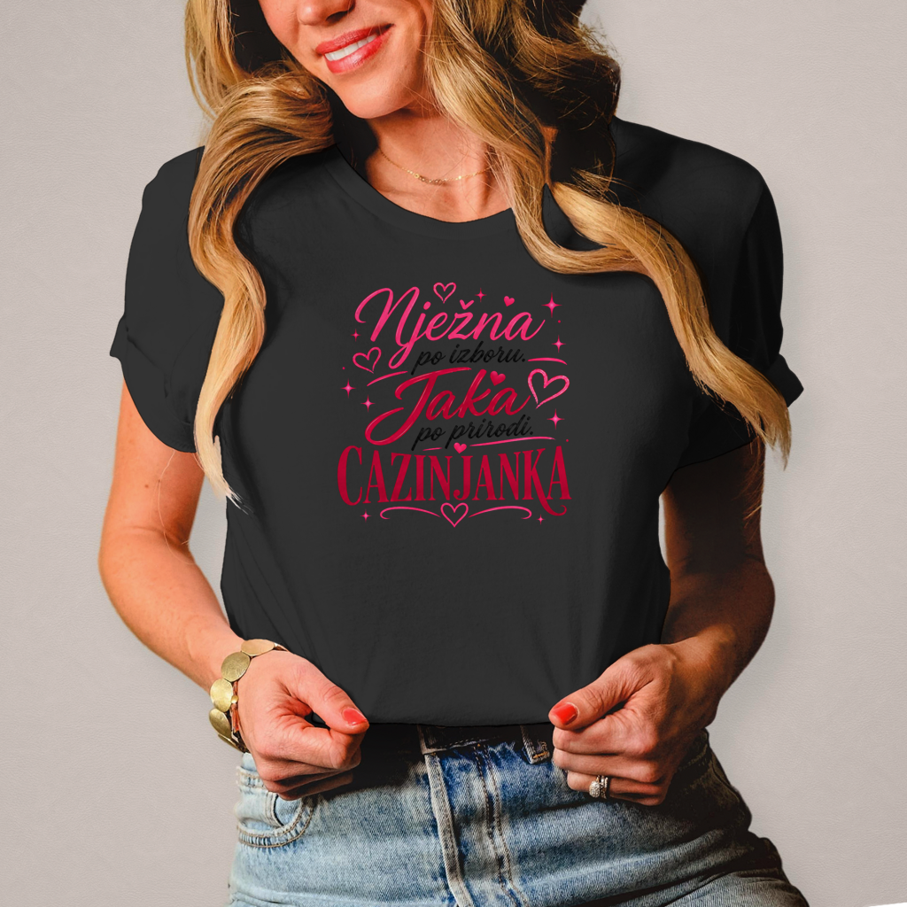 Damen T-Shirt Cazinjanka njezna jaka