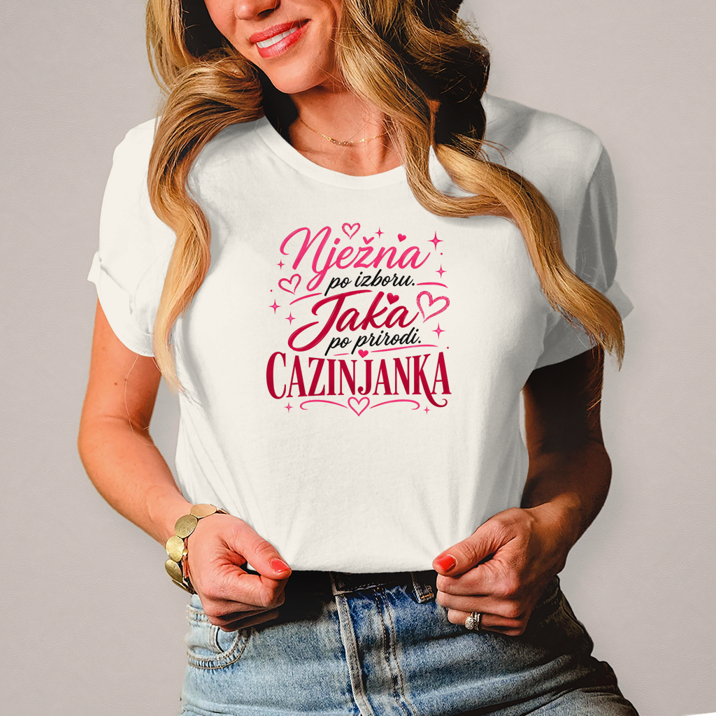 Damen T-Shirt Cazinjanka njezna jaka