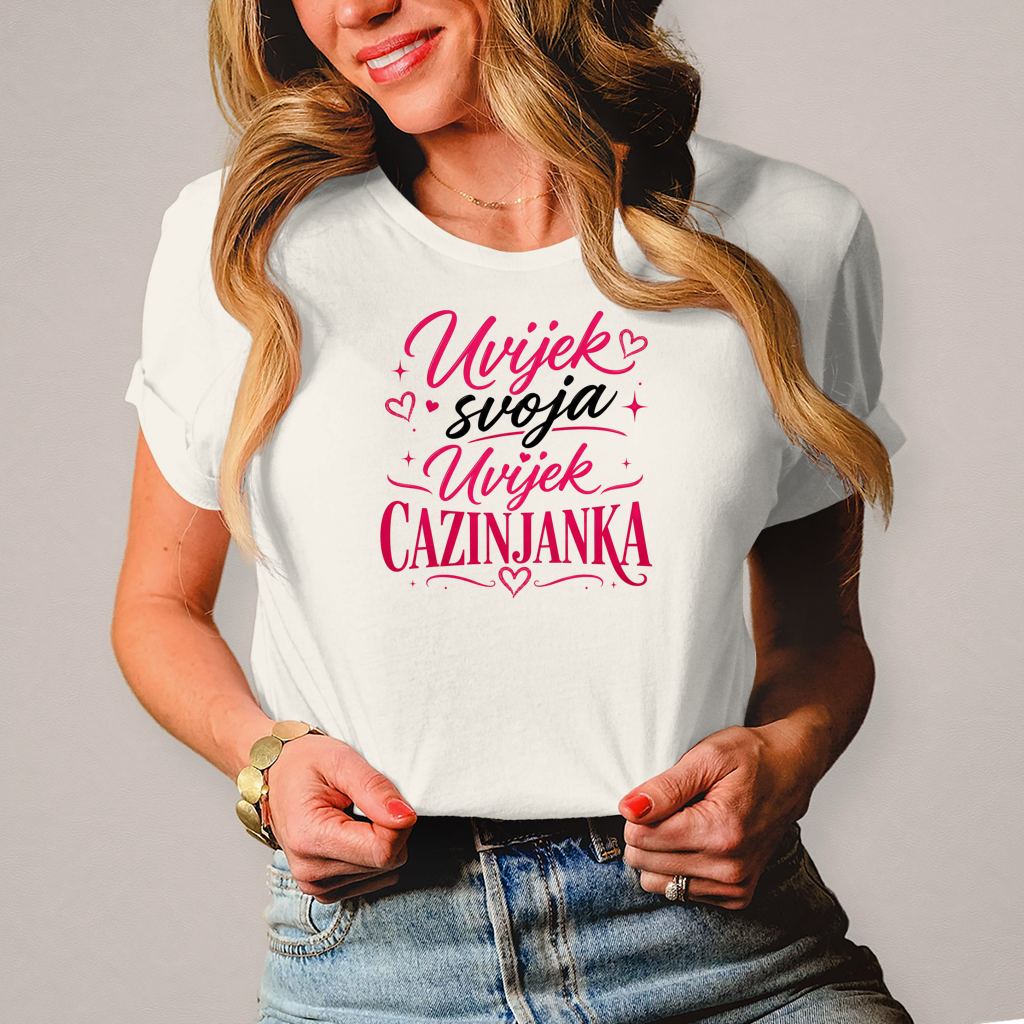 Damen T-Shirt Cazinjanka svoja