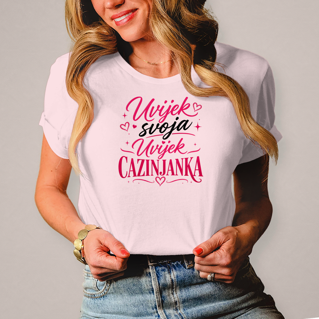Damen T-Shirt Cazinjanka svoja