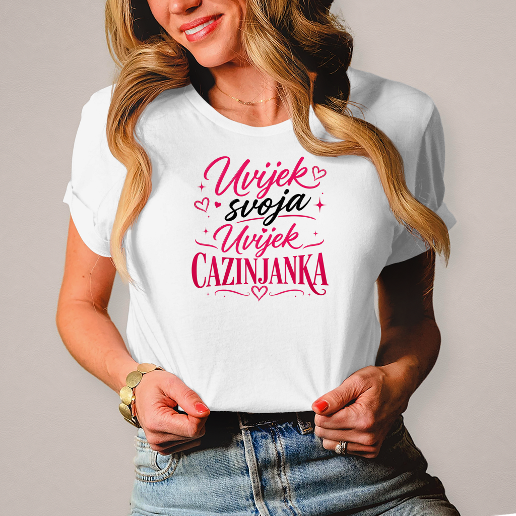 Damen T-Shirt Cazinjanka svoja