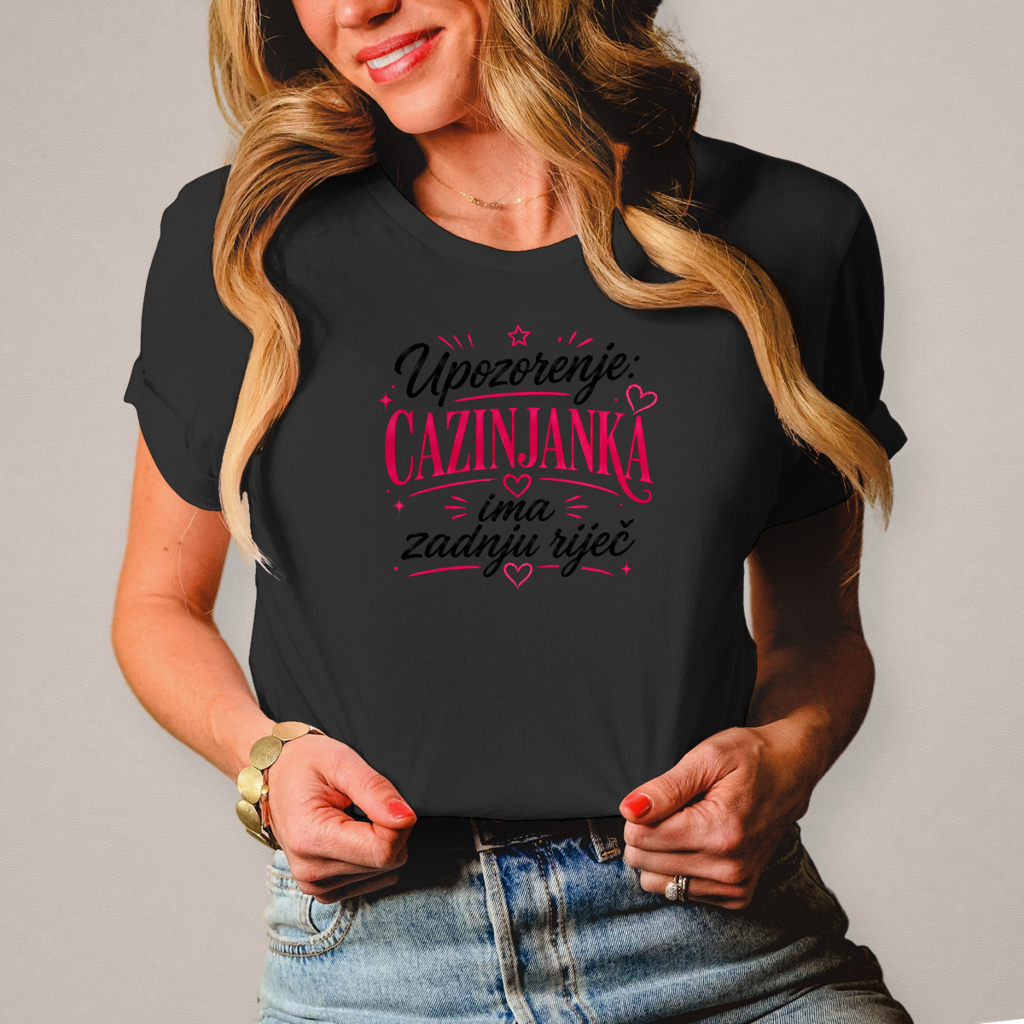 Damen T-Shirt Cazinjanka zadnja rijec