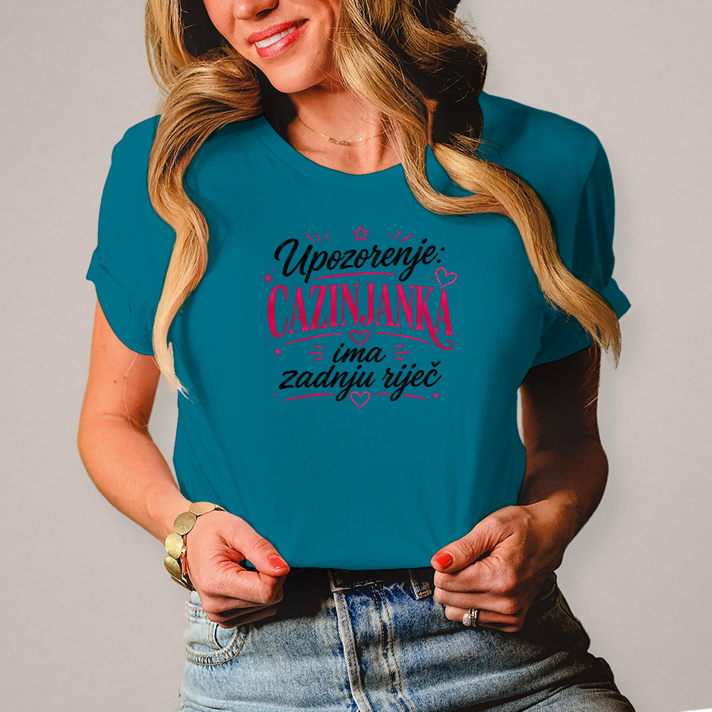 Damen T-Shirt Cazinjanka zadnja rijec