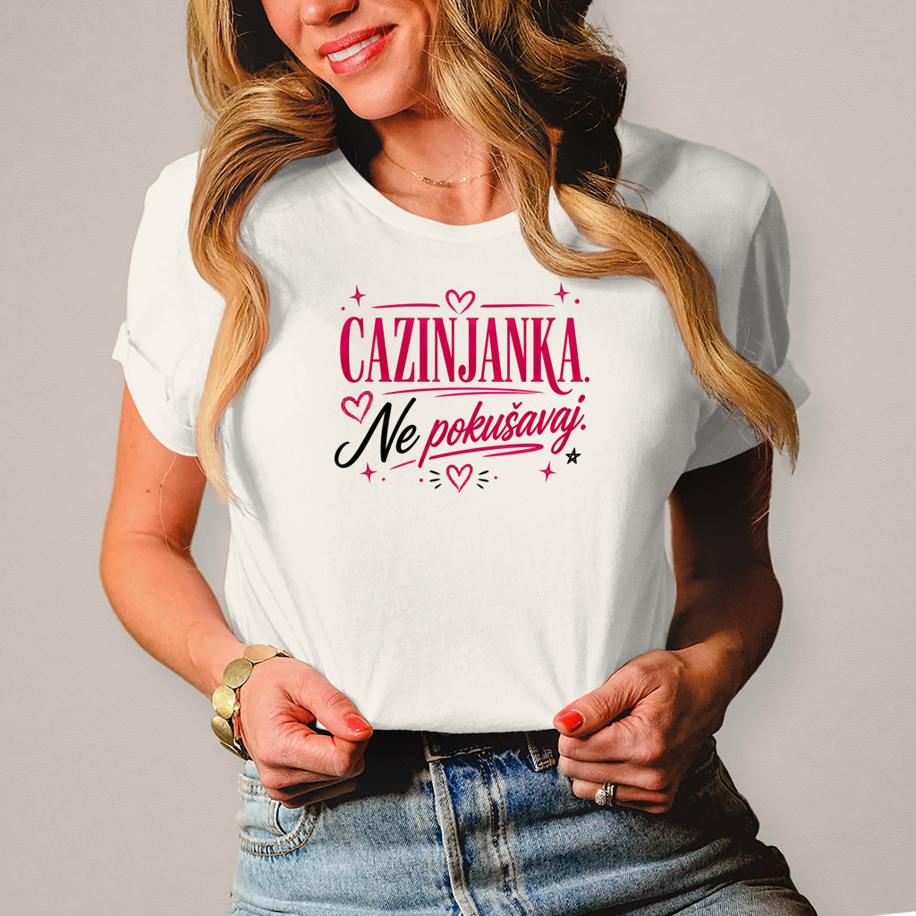 Damen T-Shirt Cazinjanka ne pokusavaj