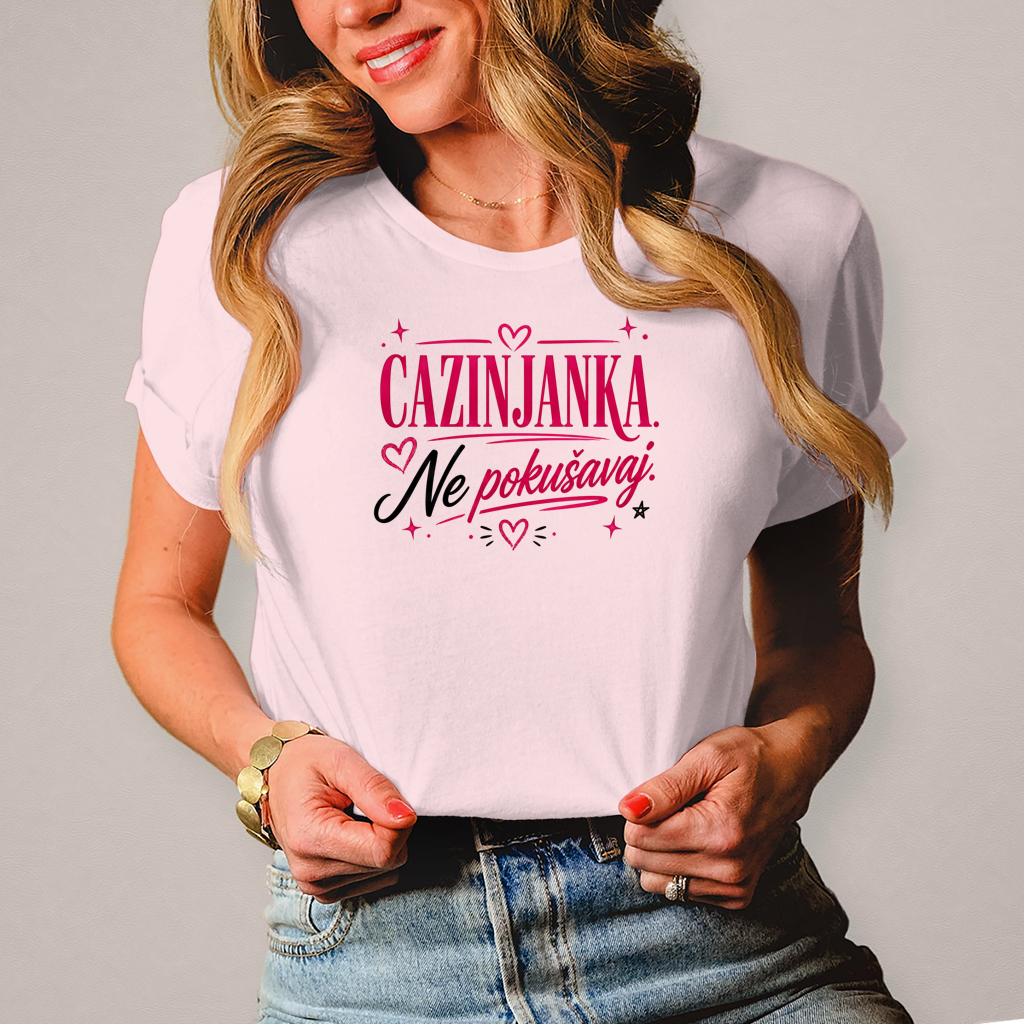 Damen T-Shirt Cazinjanka ne pokusavaj