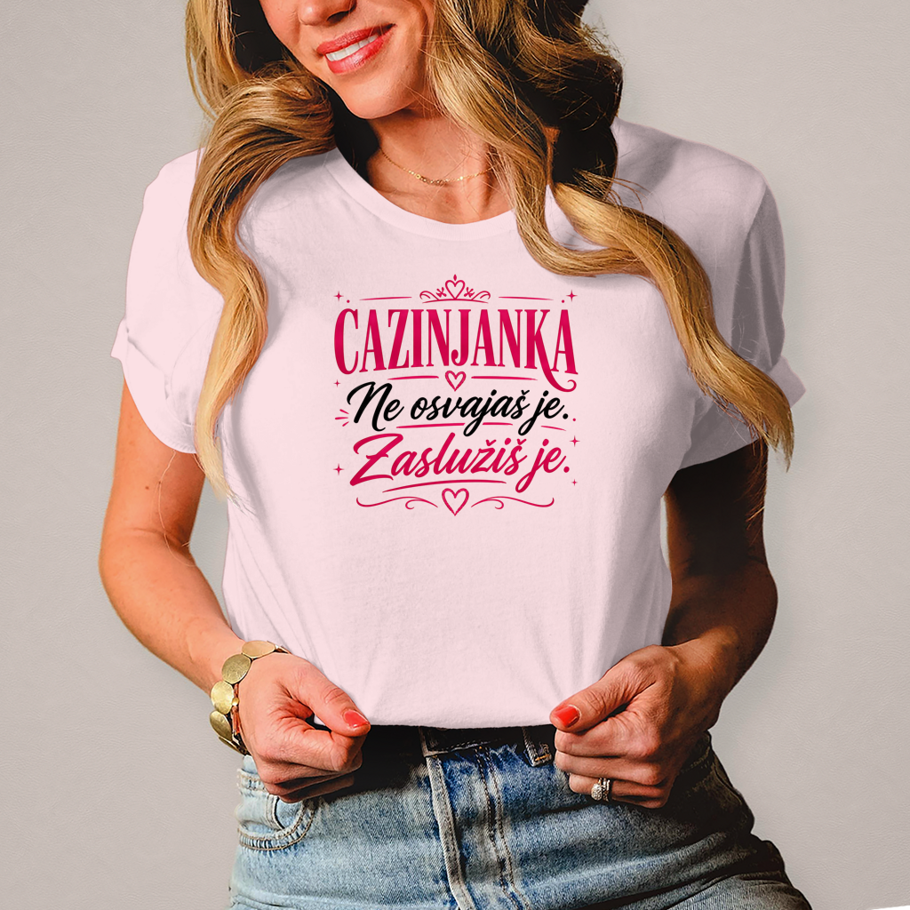 Damen T-Shirt Cazinjanka zasluzis je